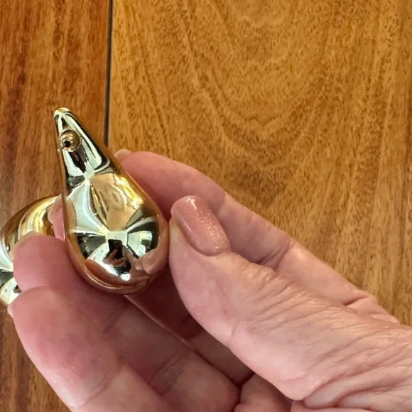 Teardrop Earrings Gold plated - Picture 3 of 5